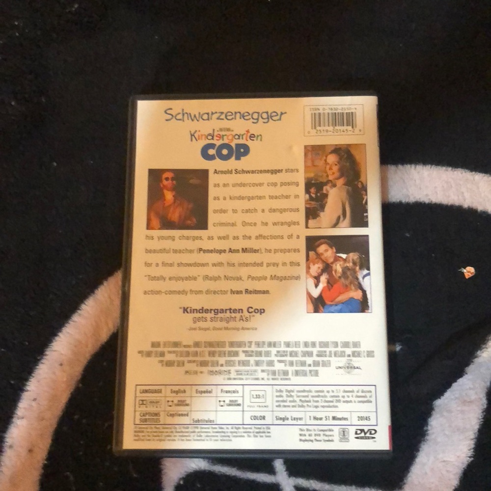 Kindergarten Cop DVD - Picture 3 of 3